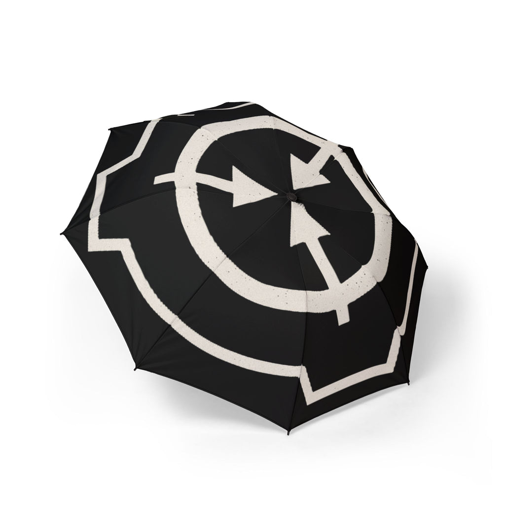 SCP Foundation Logo Foldable Umbrella — Semi‑Automatic Compact Rain Umbrella