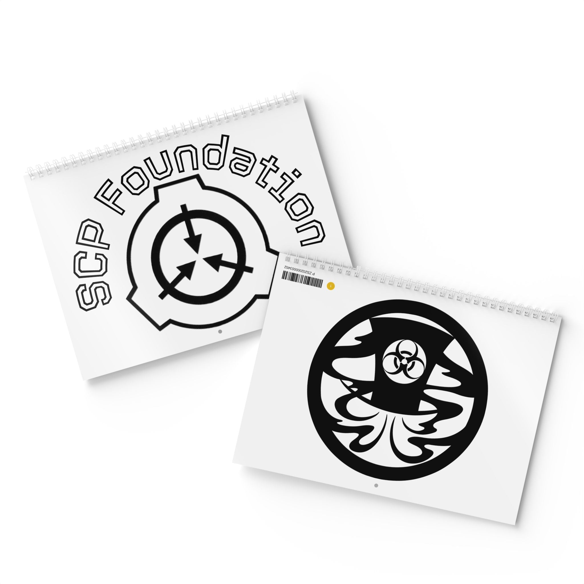 SCP 2026 Minimal Wall Calendar — Clean Monthly Grid Planner