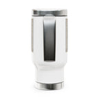 SCP-3889 Travel Mug — Lantern-Wielding Hunter Gothic Stainless Steel 14oz