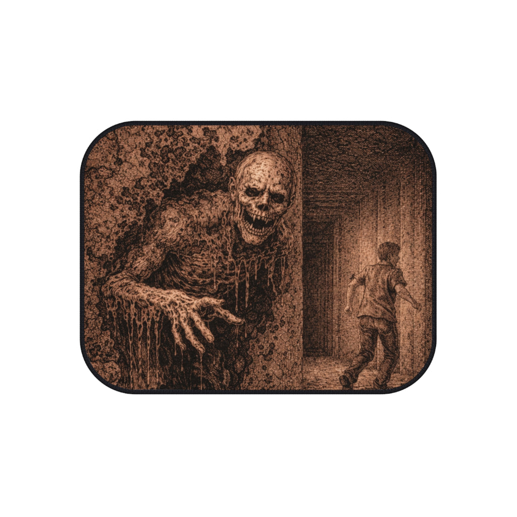Horror Car Mats Set of 4 — Plague Doctor & Creepy Monster Floor Mats SCP-096 SCP-049 SCP-3899 SCP-106
