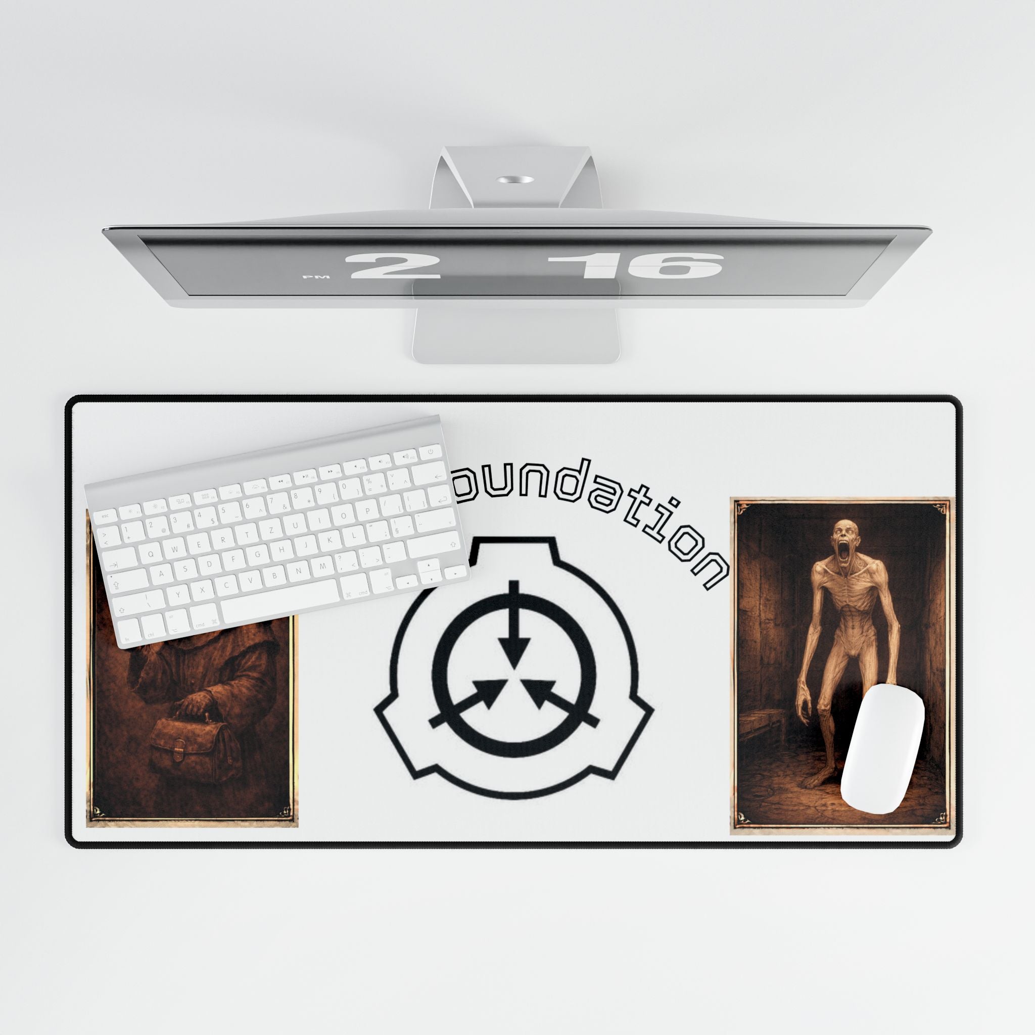 SCP Foundation Desk Mat – Anomalous Containment Gaming Mouse Pad