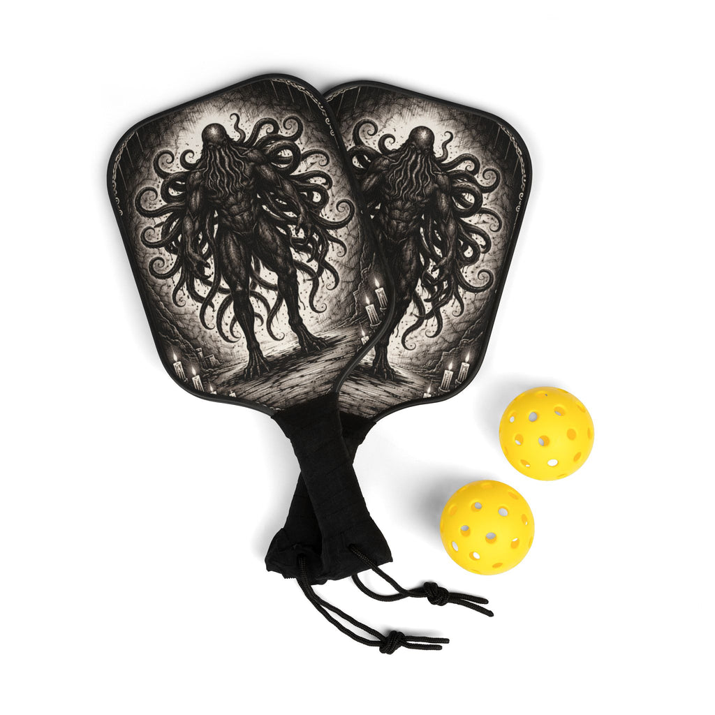 SCP_2662 Cthulhu Pickleball Paddles Kit — Horror-Themed Pickleball Set