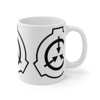 SCP Foundation Logo 11oz Ceramic Mug —  Sci‑Fi Coffee Cup