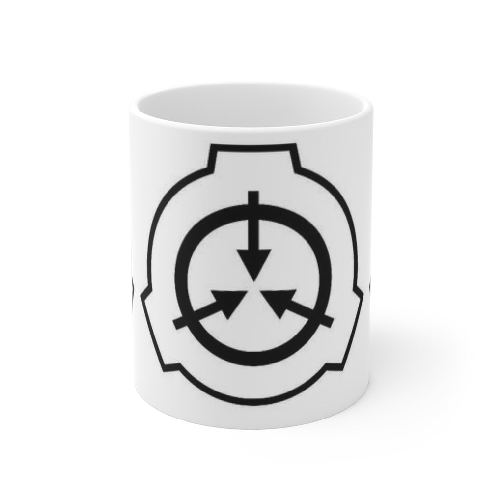 SCP Foundation Logo 11oz Ceramic Mug —  Sci‑Fi Coffee Cup