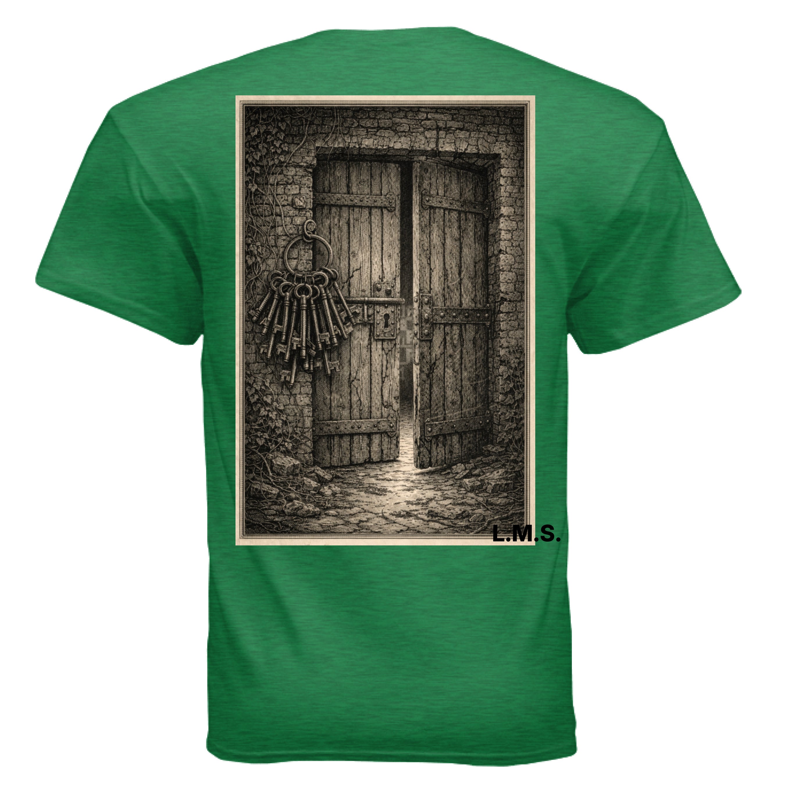 ANTIQUE IRISH GREEN - BACK