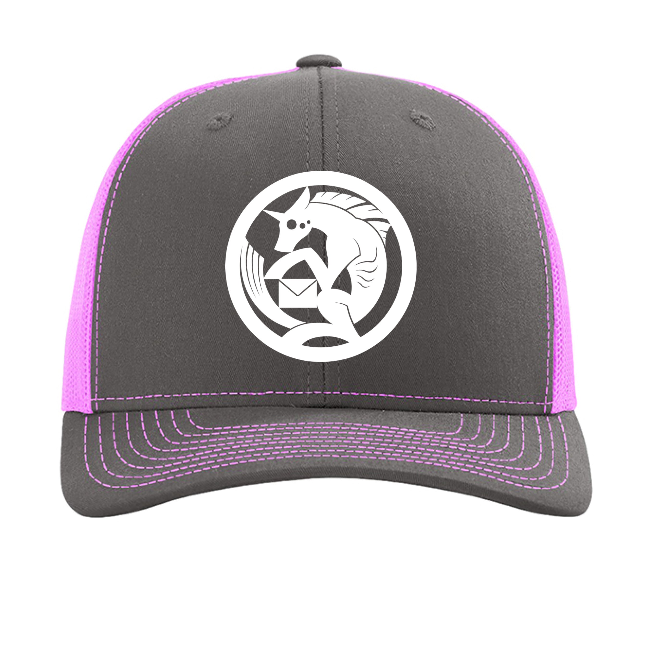 Charcoal/ Neon Pink - FRONT