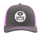 Charcoal/ Neon Pink - FRONT