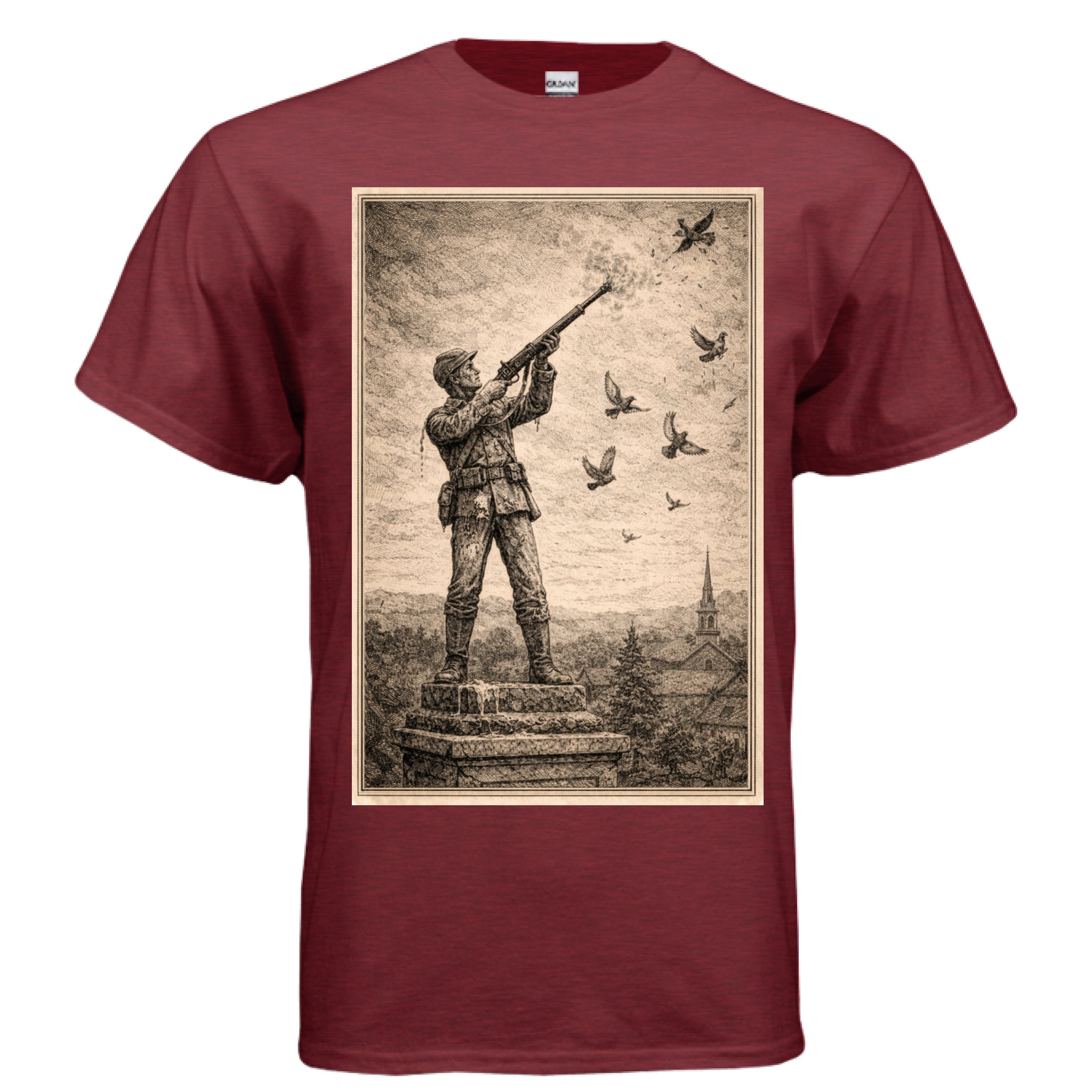 ANTIQUE CHERRY RED - FRONT