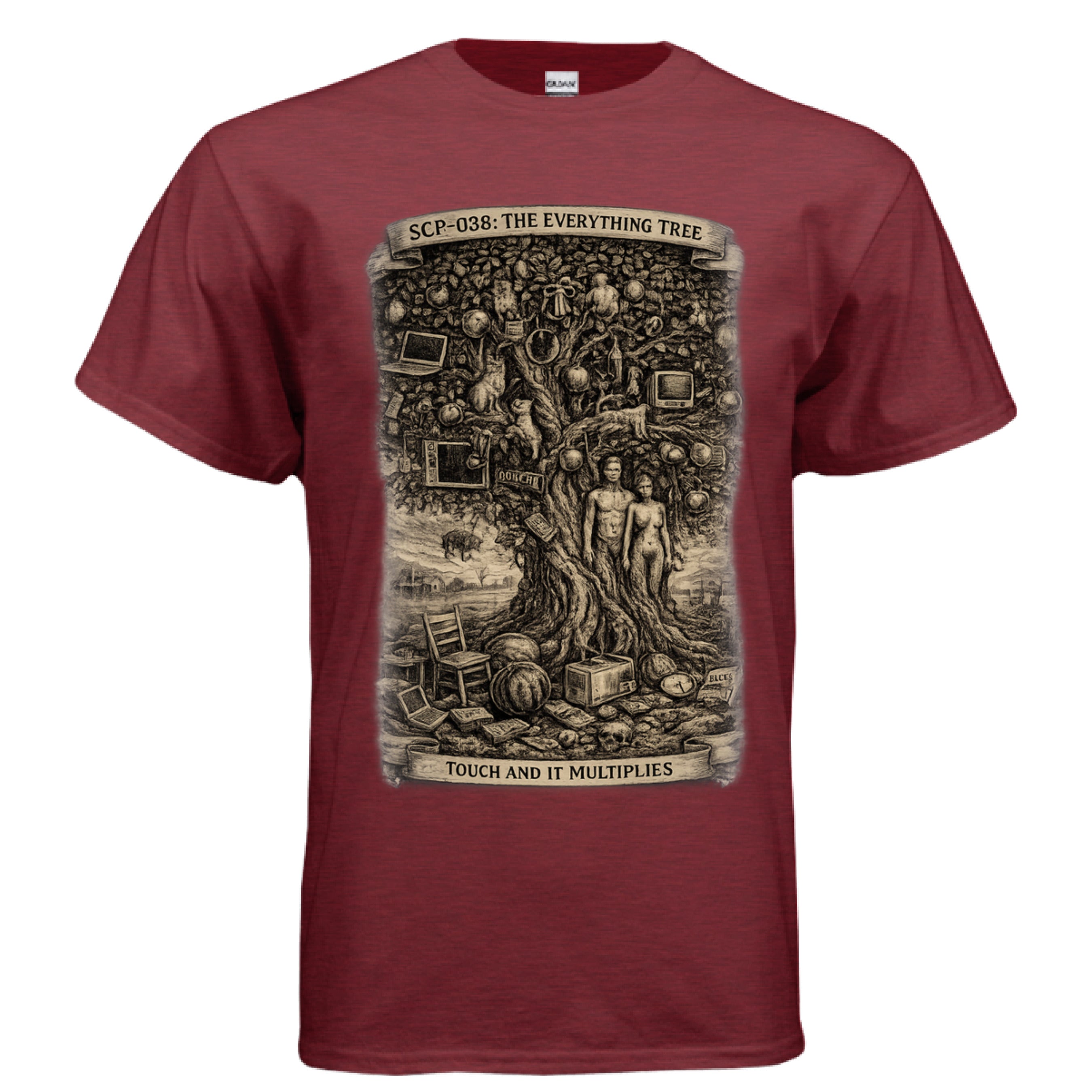 ANTIQUE CHERRY RED - FRONT