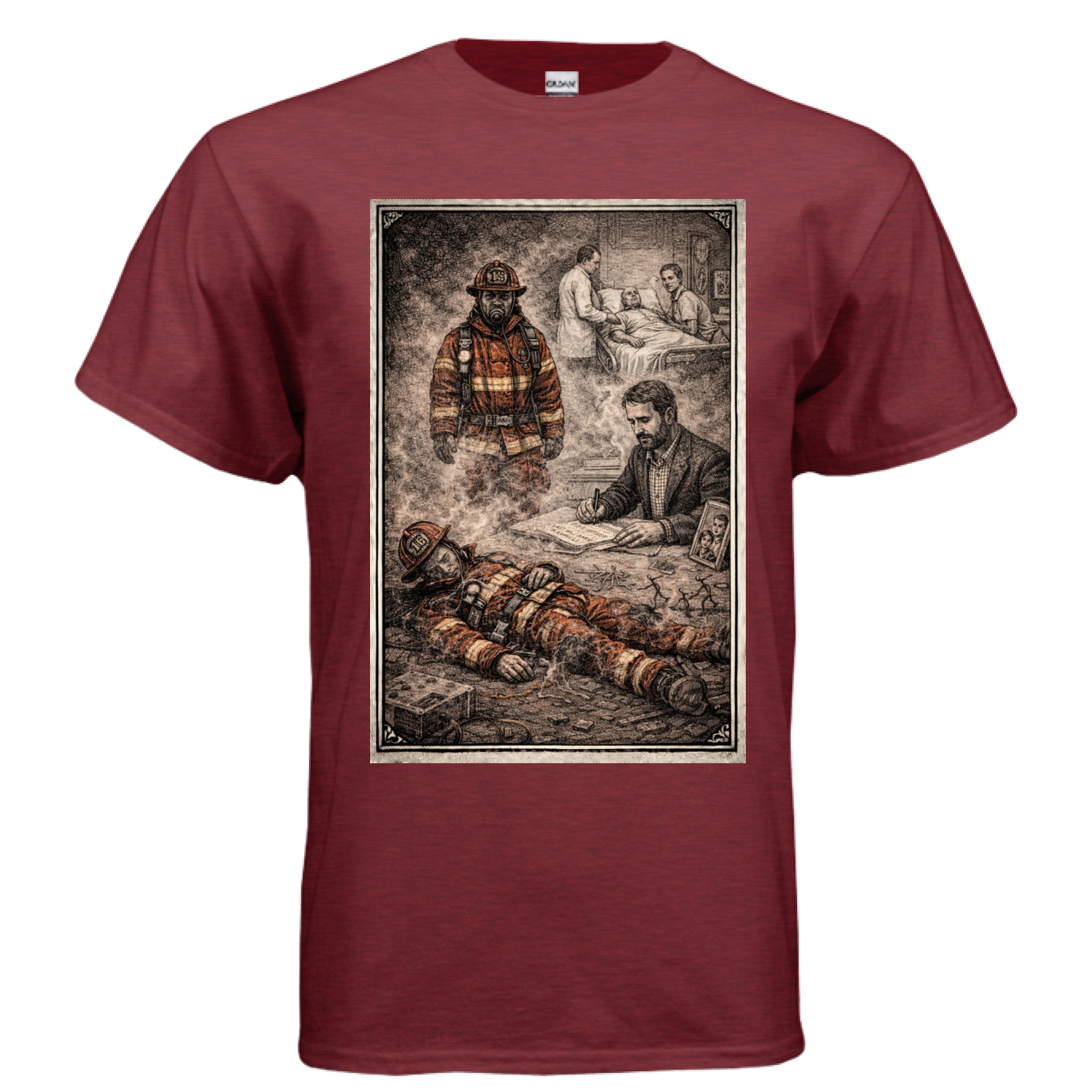 ANTIQUE CHERRY RED - FRONT