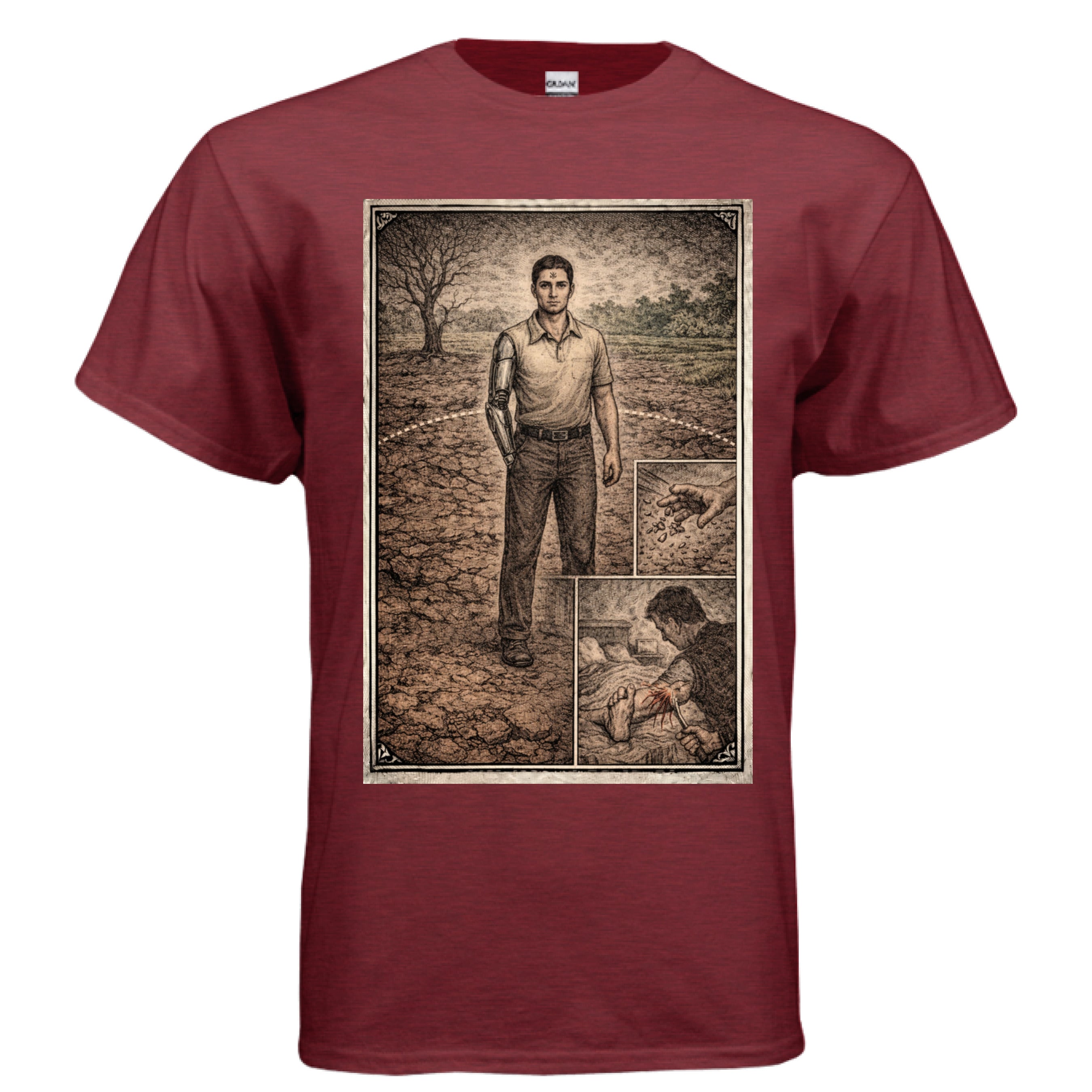 ANTIQUE CHERRY RED - FRONT