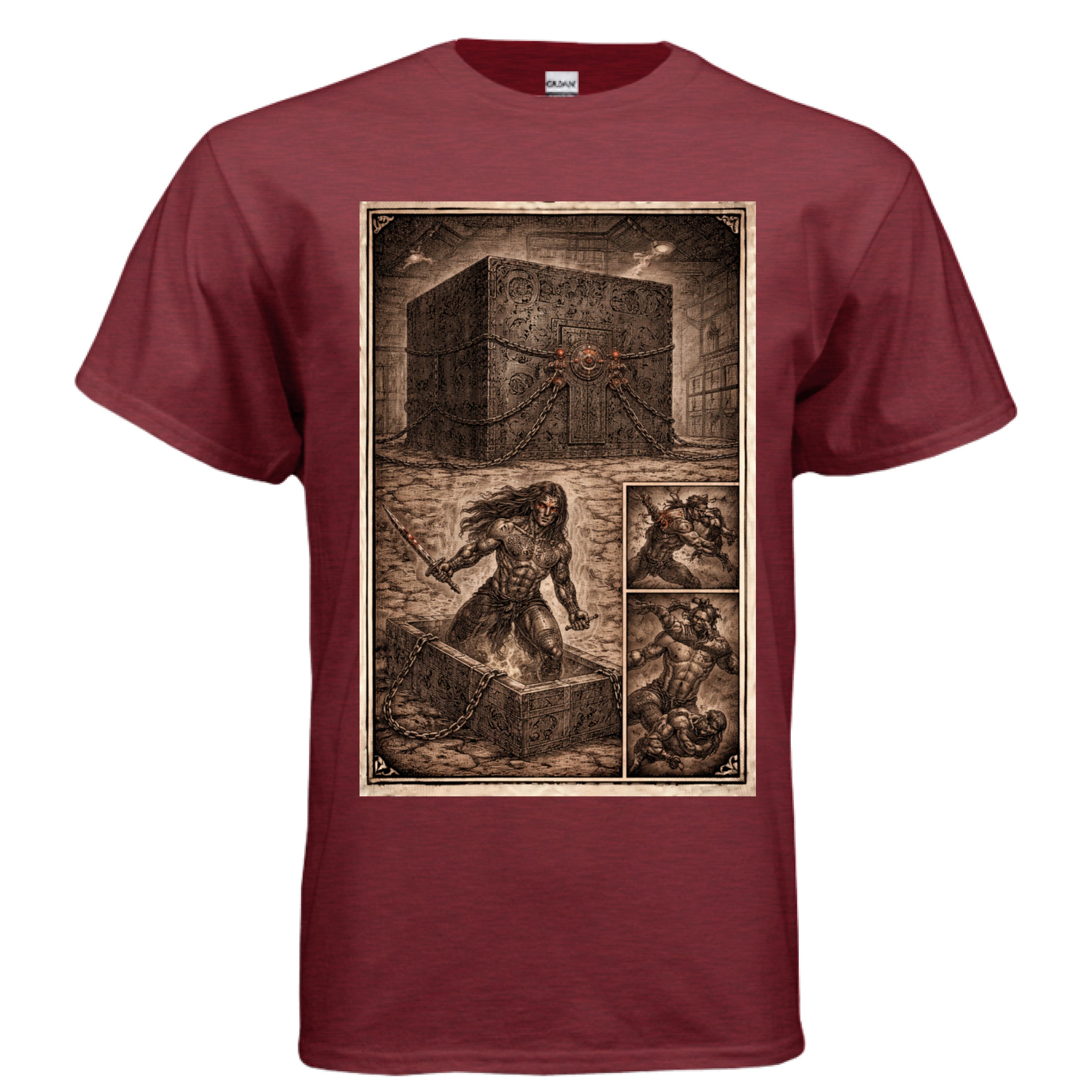 ANTIQUE CHERRY RED - FRONT