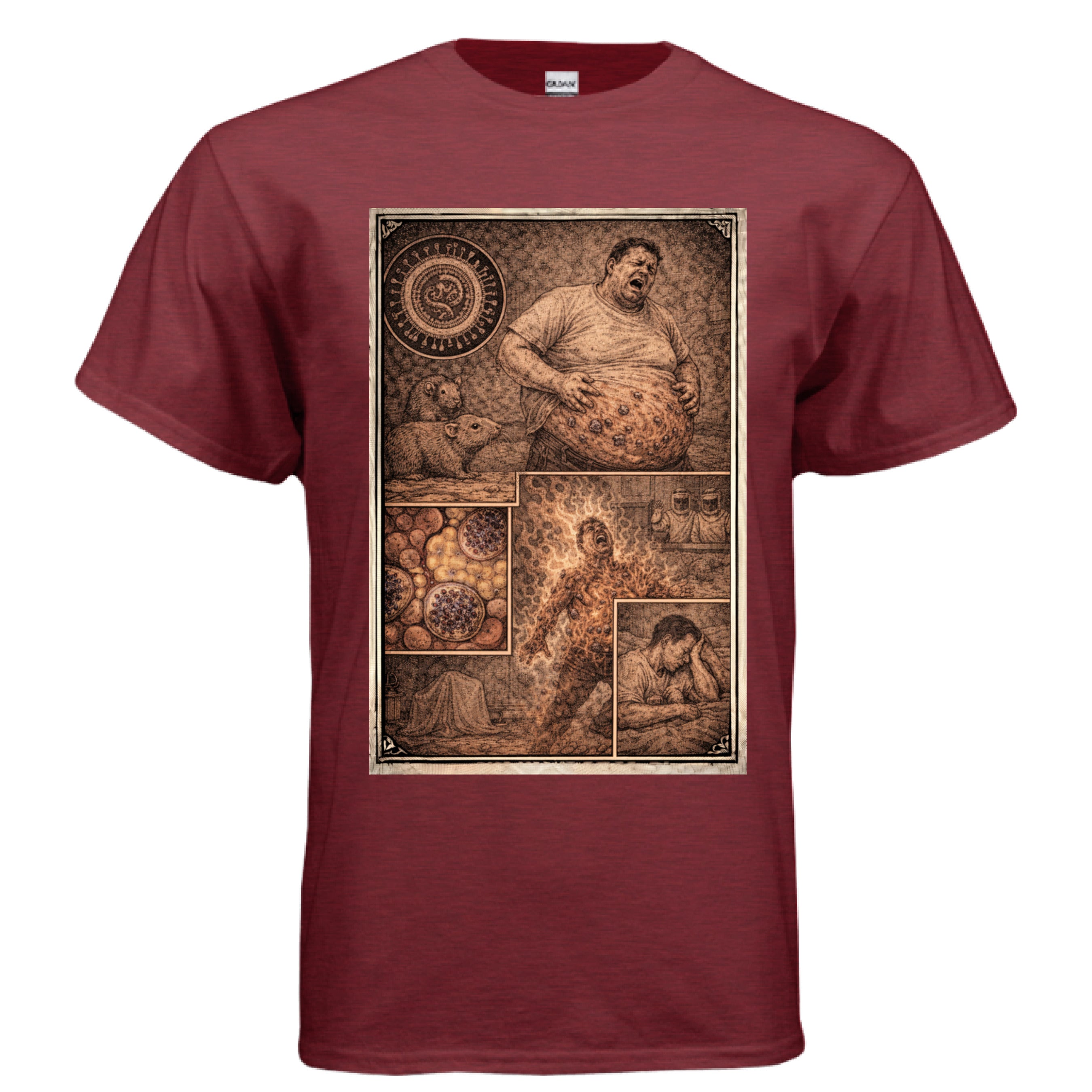 ANTIQUE CHERRY RED - FRONT