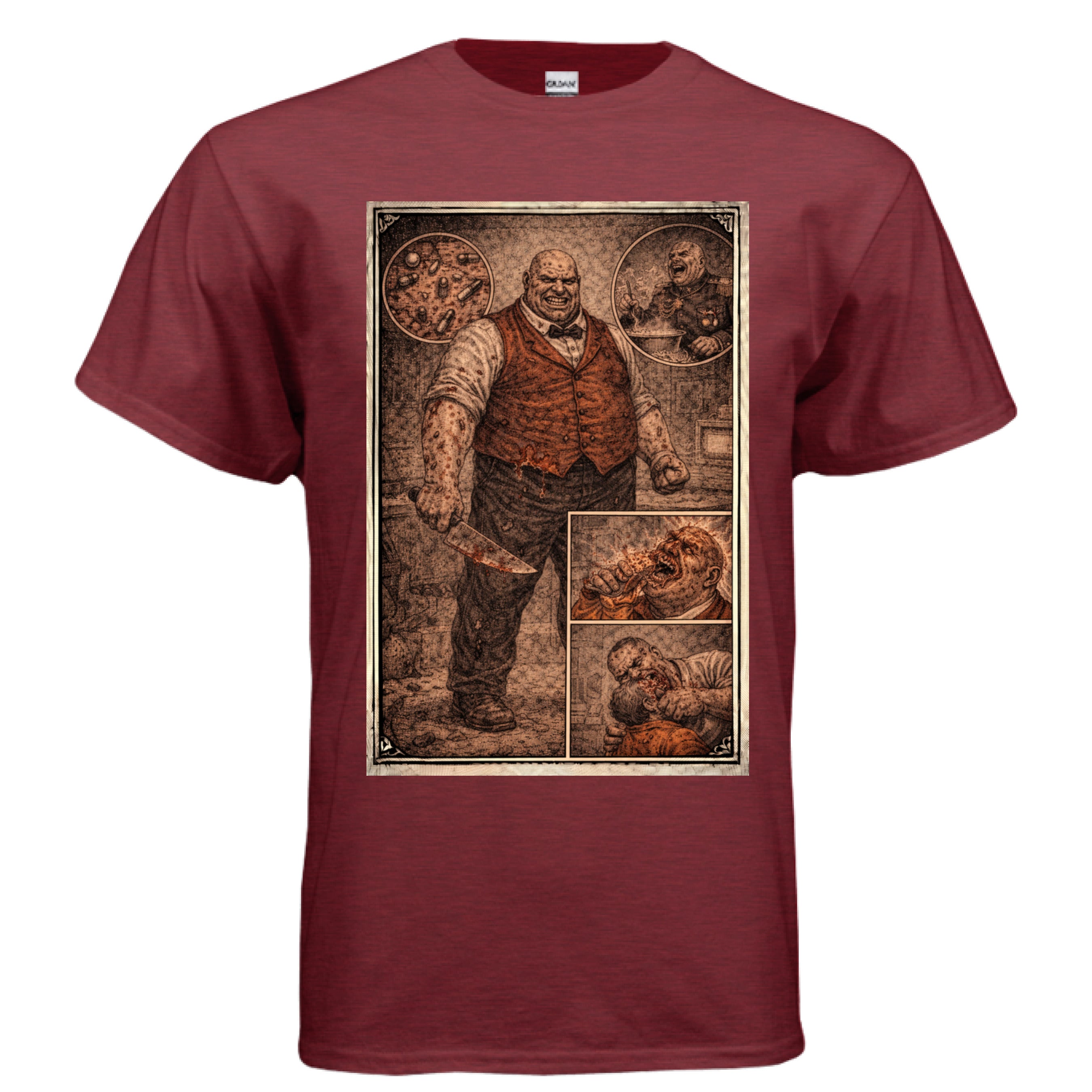 ANTIQUE CHERRY RED - FRONT