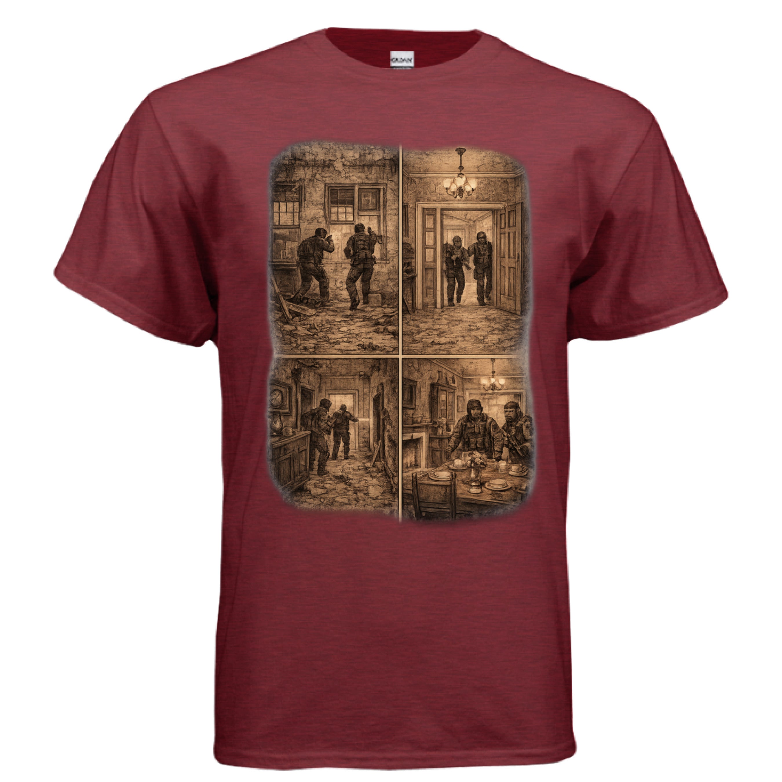 ANTIQUE CHERRY RED - FRONT