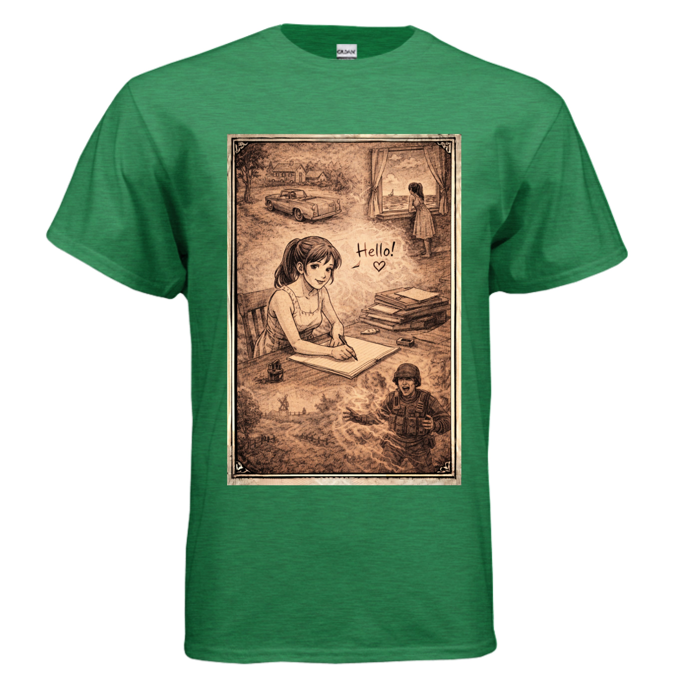 ANTIQUE IRISH GREEN - FRONT