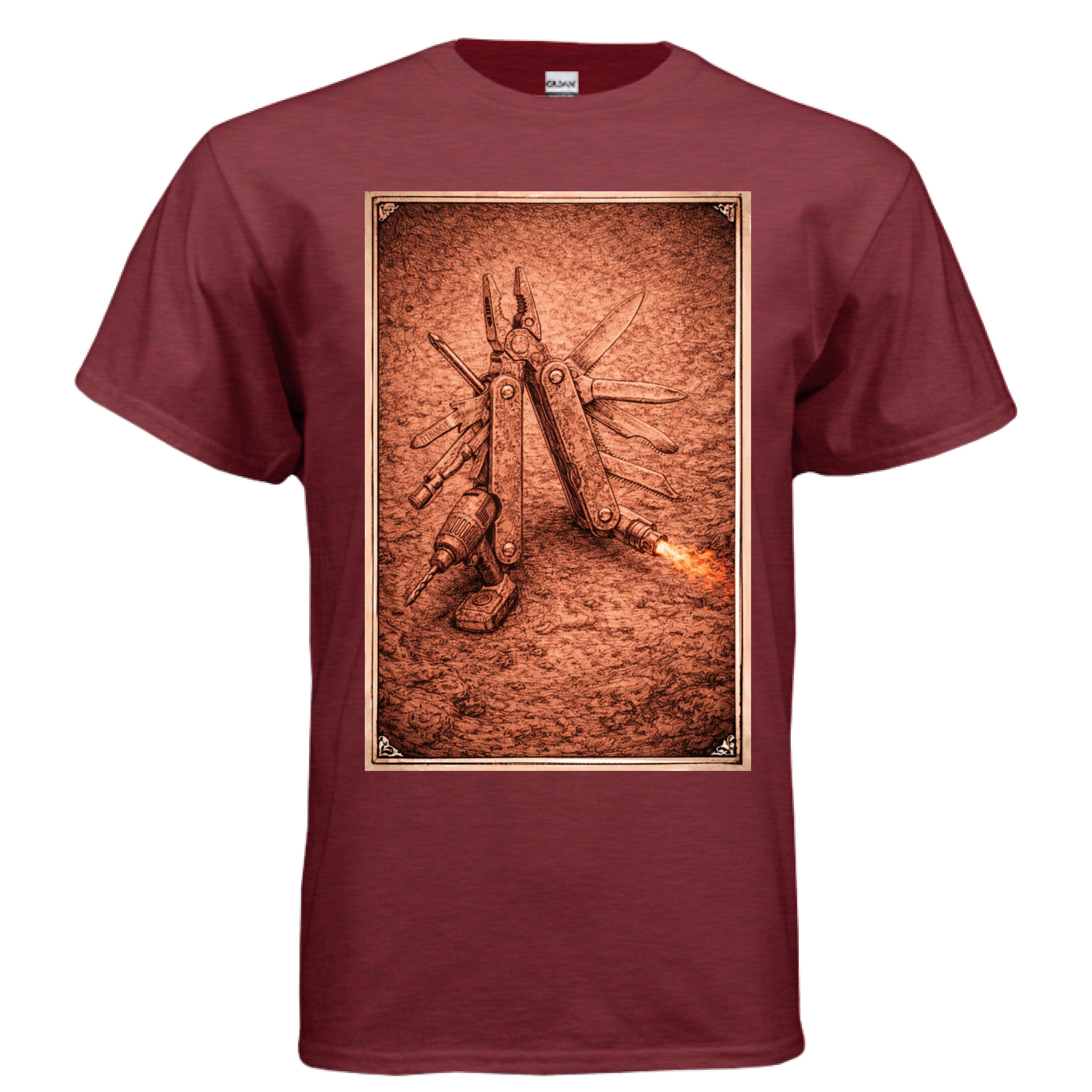 ANTIQUE CHERRY RED - FRONT