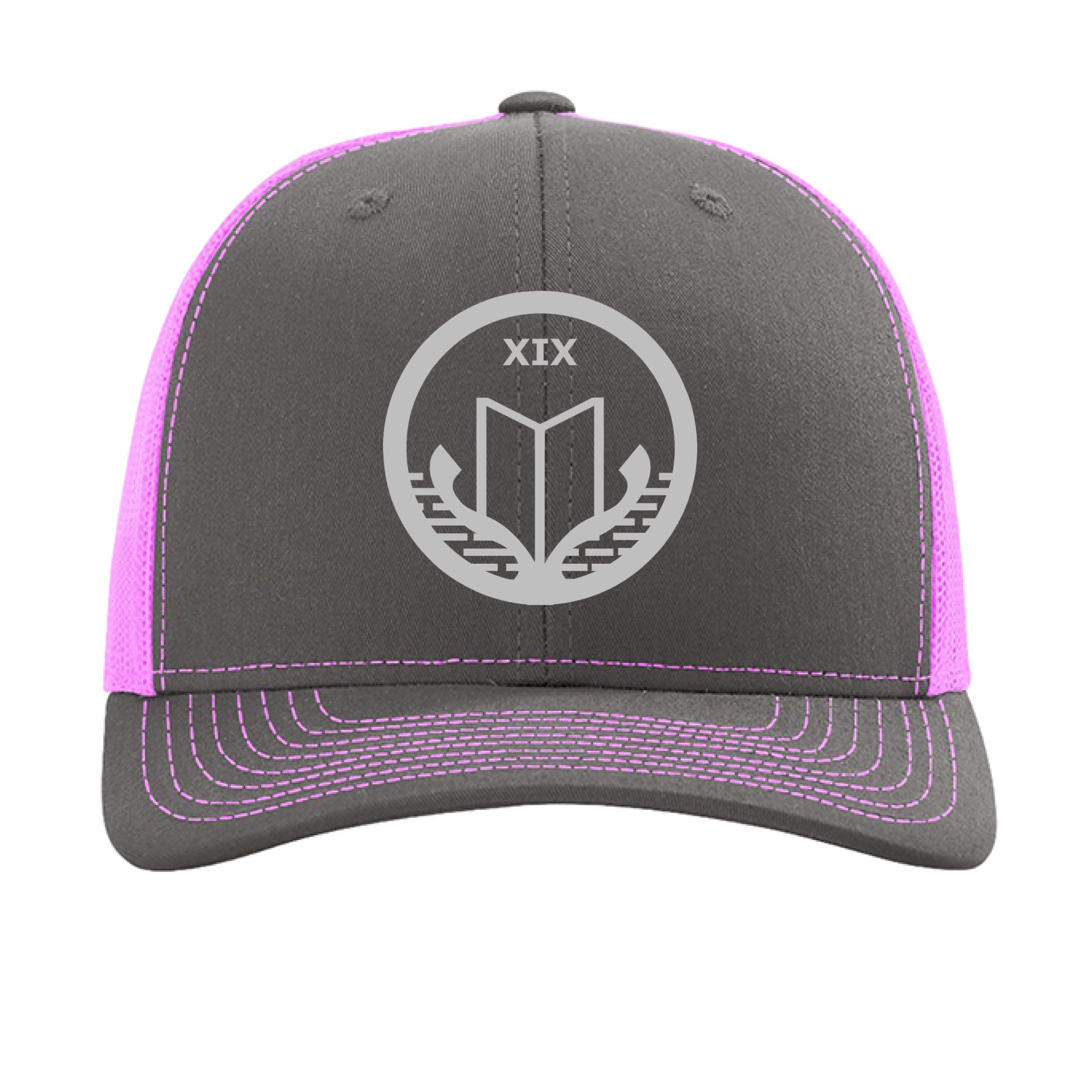 Charcoal/ Neon Pink - FRONT