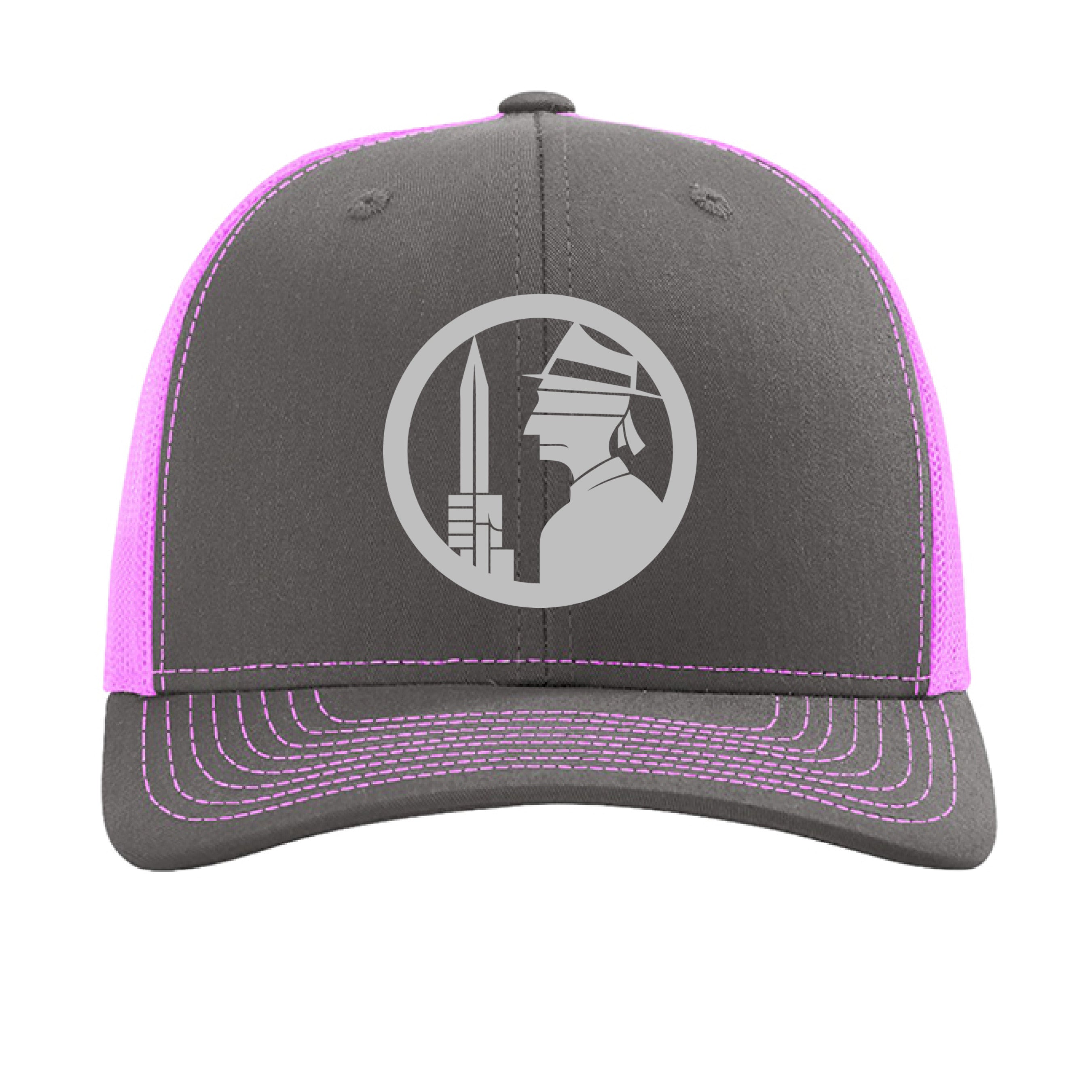 Charcoal/ Neon Pink - FRONT