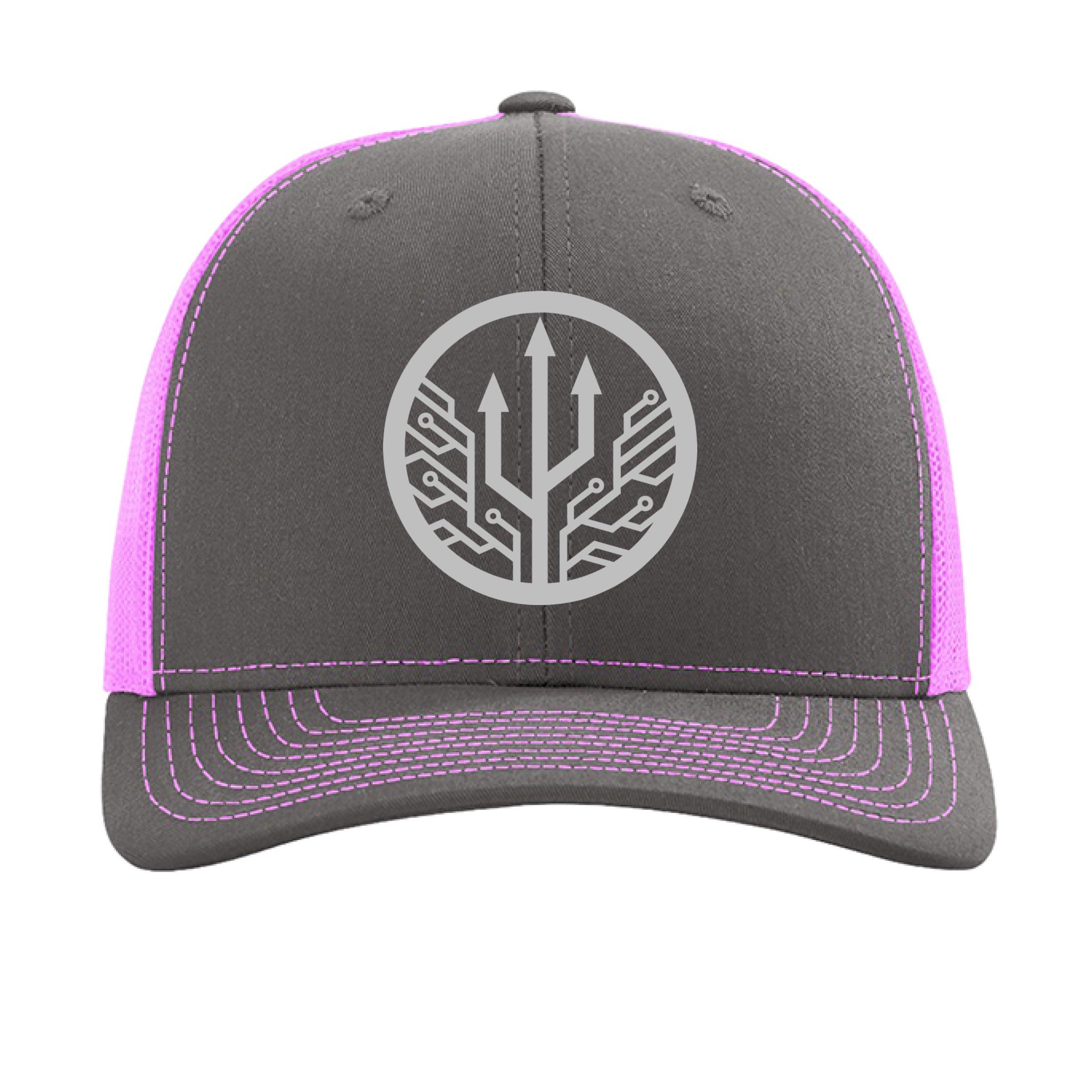 Charcoal/ Neon Pink - FRONT