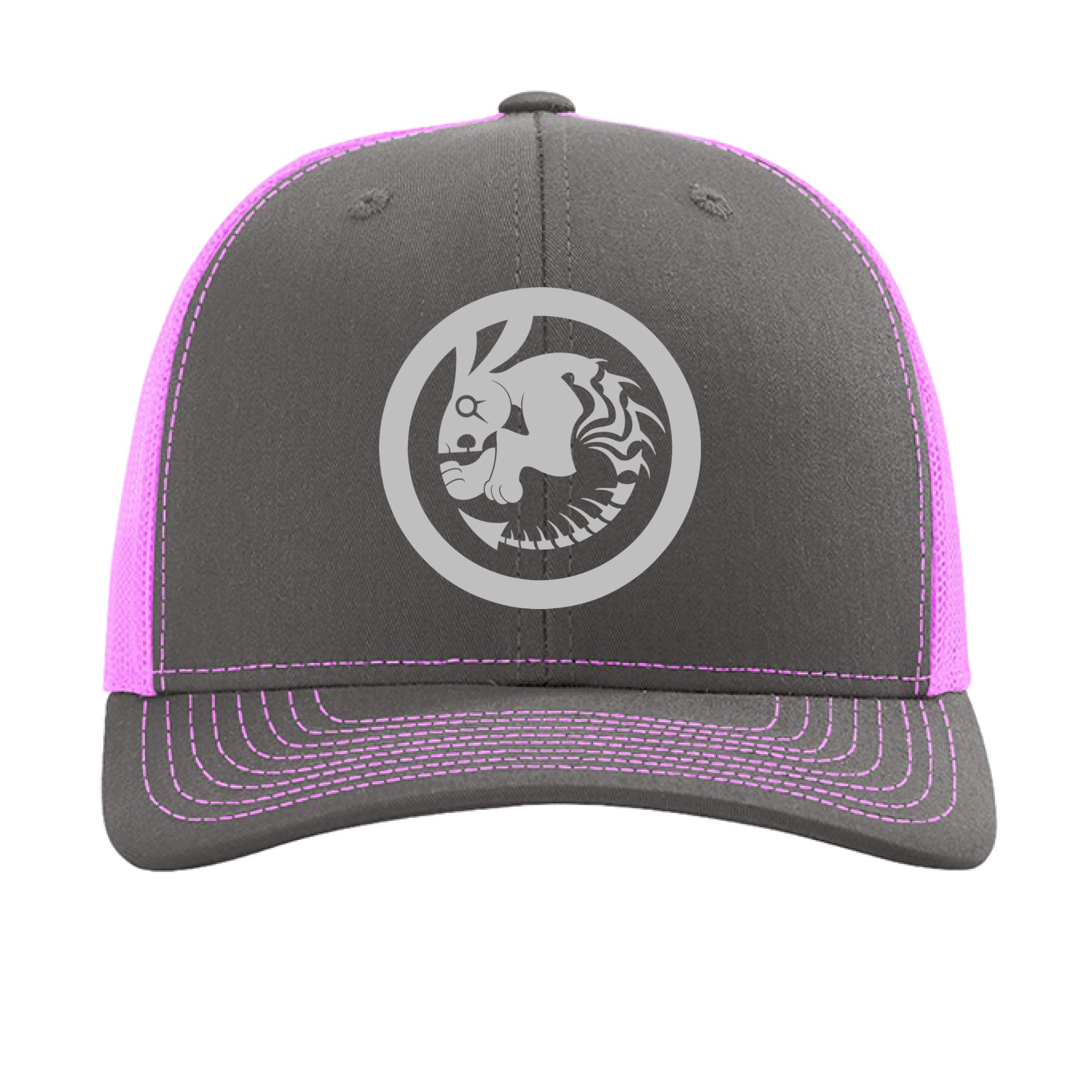 Charcoal/ Neon Pink - FRONT