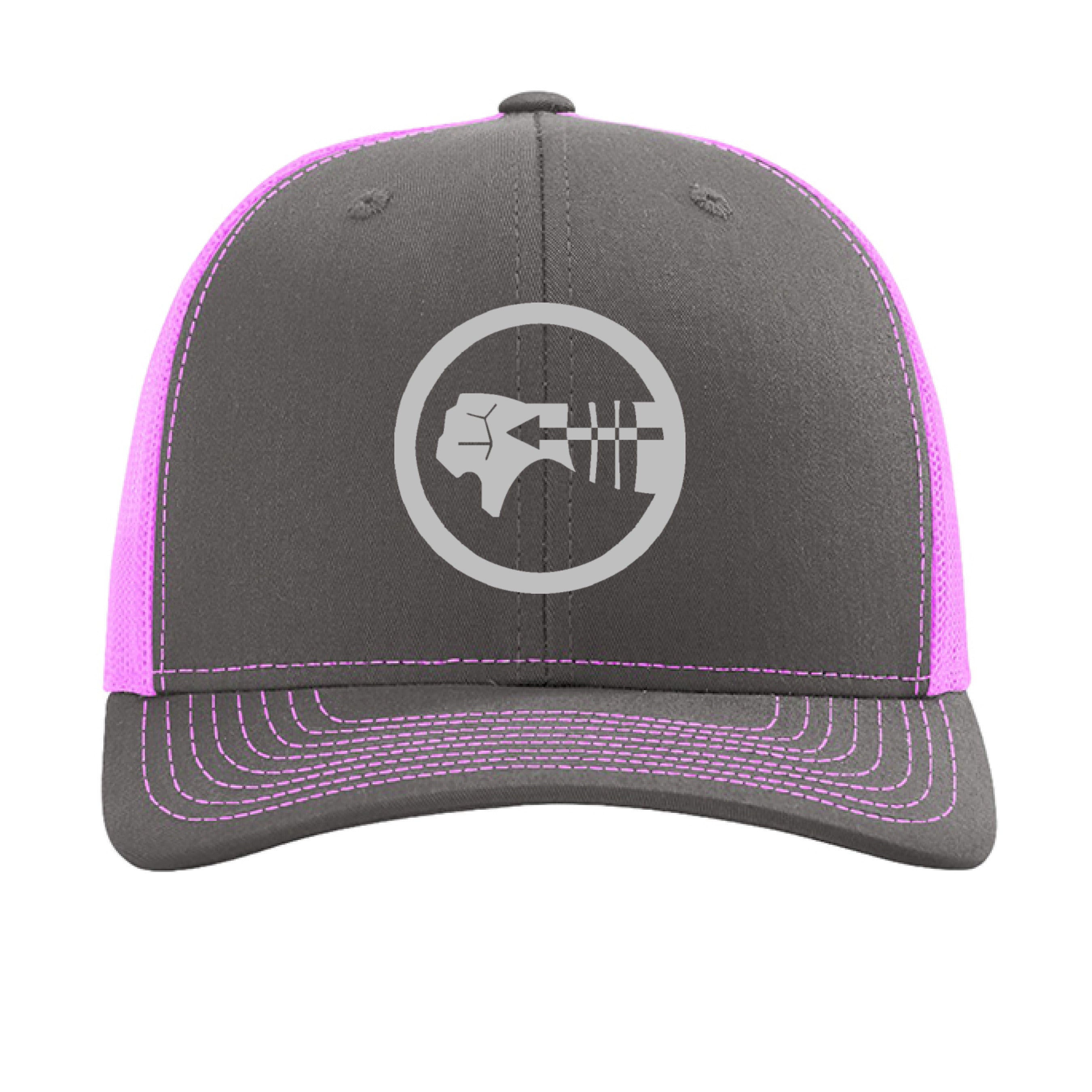 Charcoal/ Neon Pink - FRONT