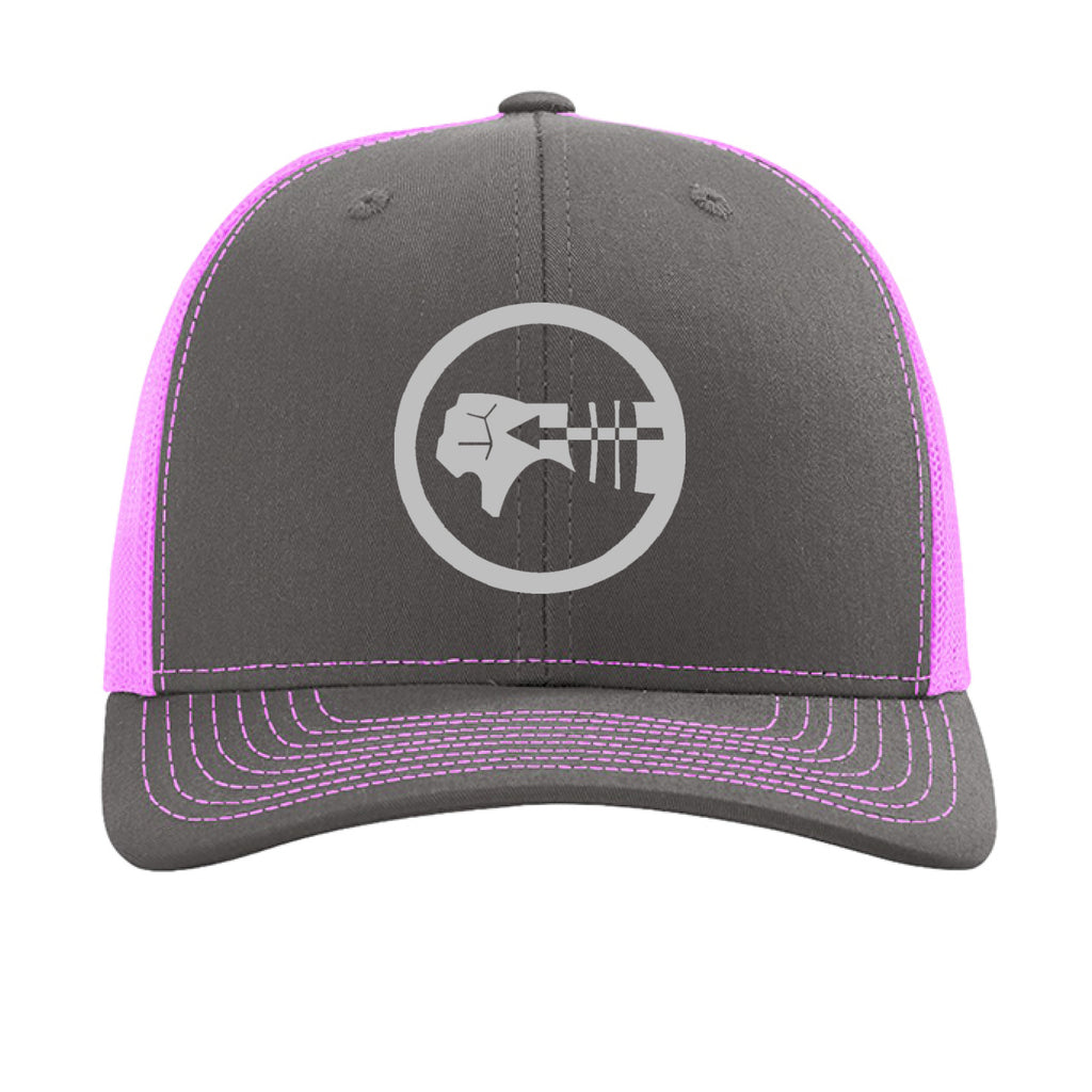 Charcoal/ Neon Pink - FRONT