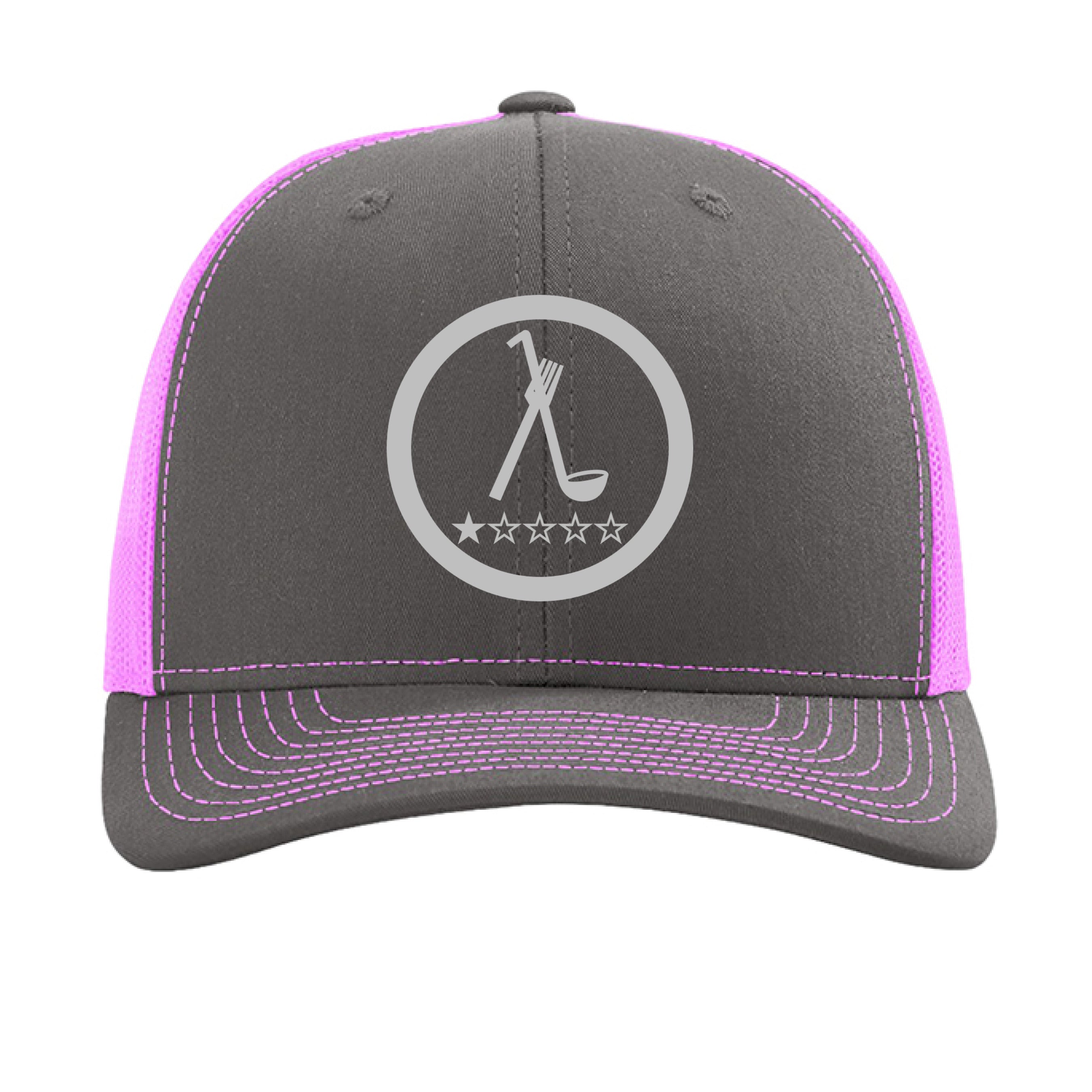 Charcoal/ Neon Pink - FRONT