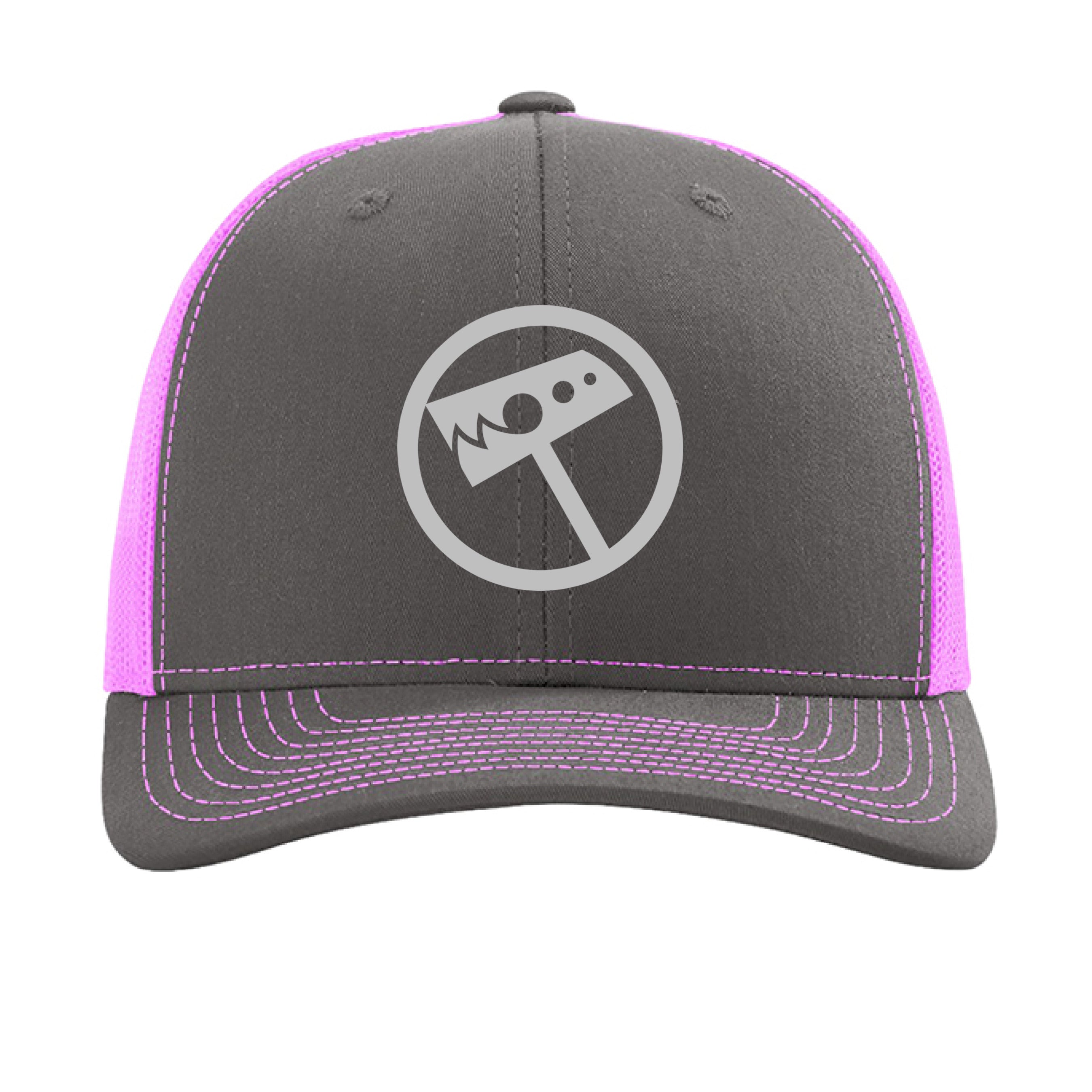 Charcoal/ Neon Pink - FRONT