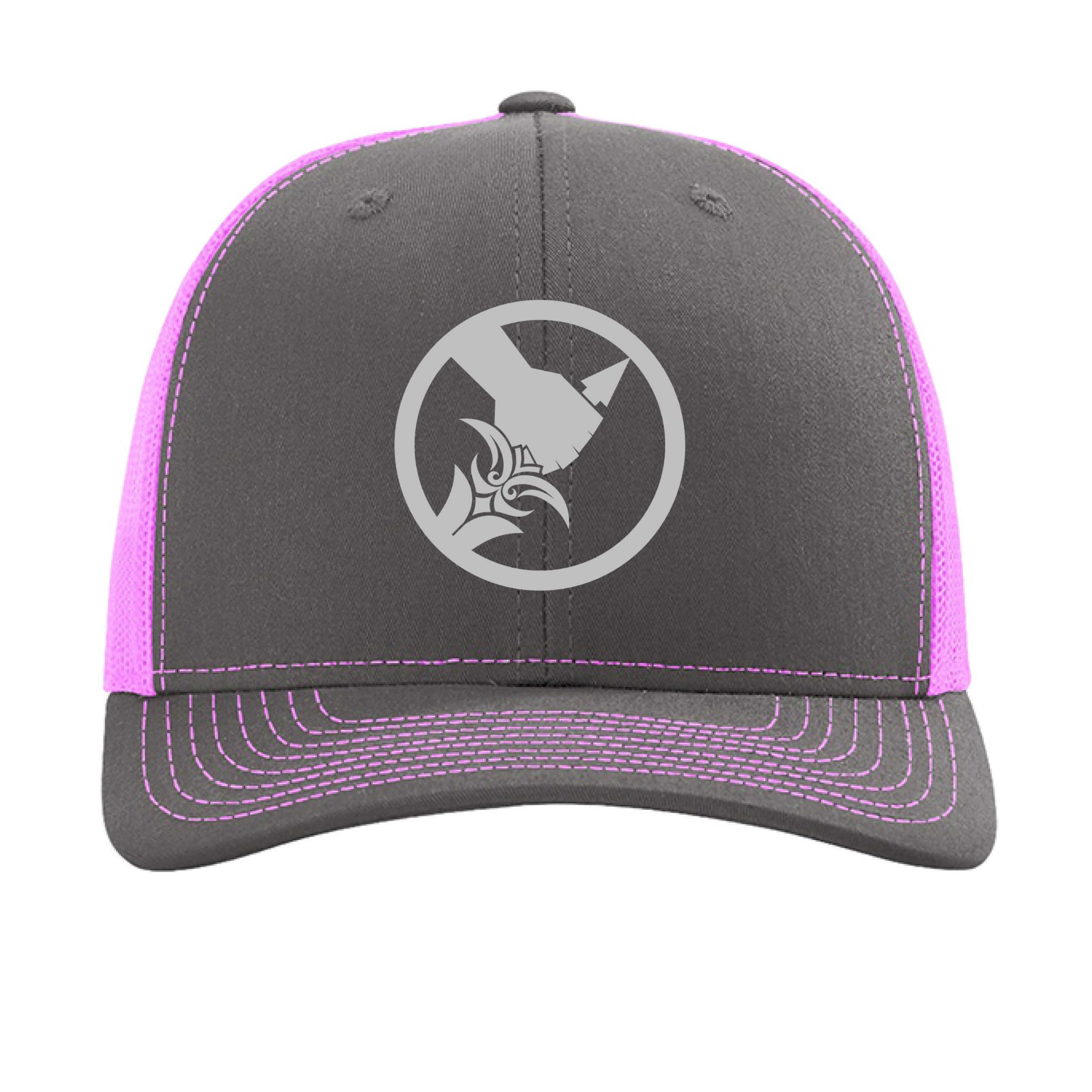 Charcoal/ Neon Pink - FRONT