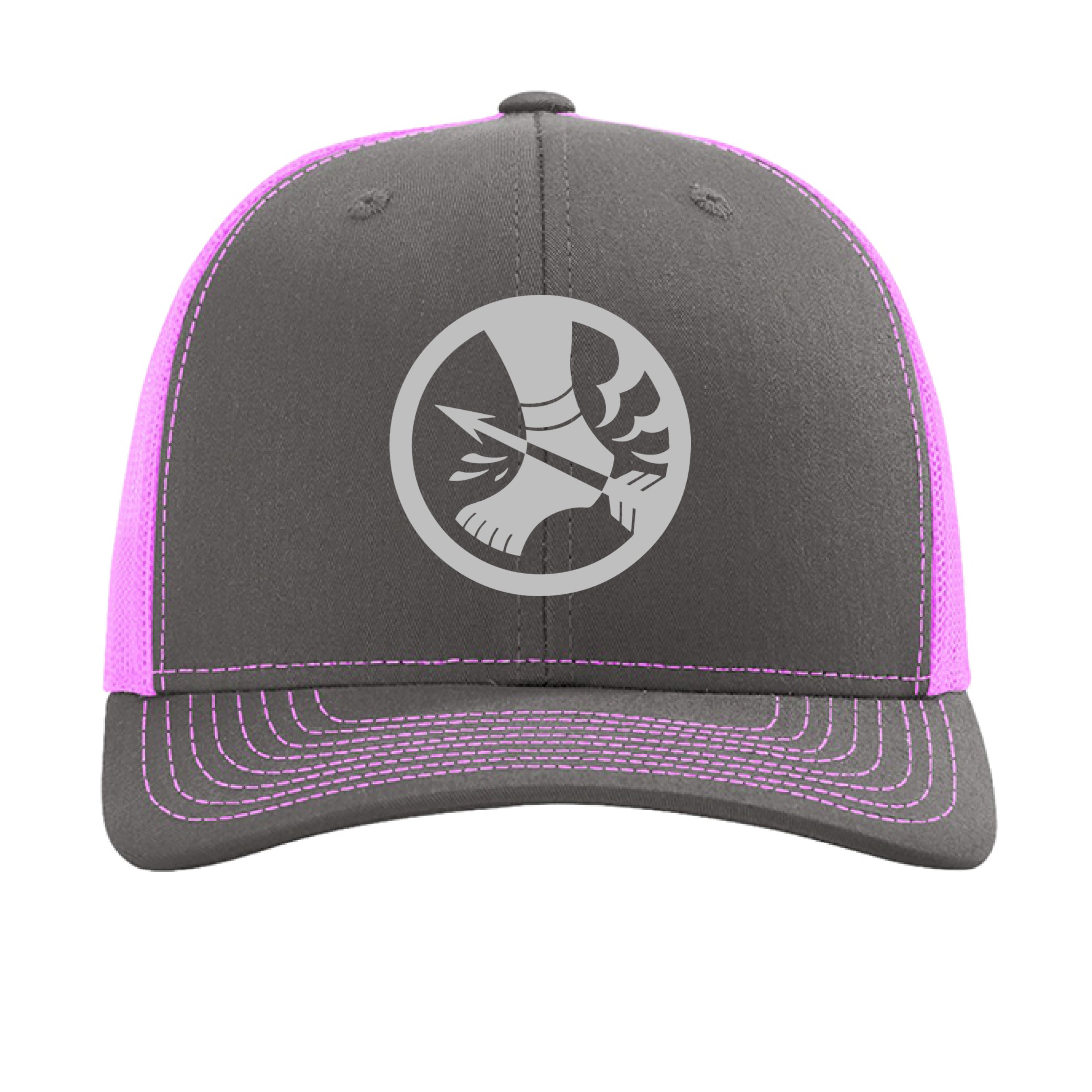 Charcoal/ Neon Pink - FRONT