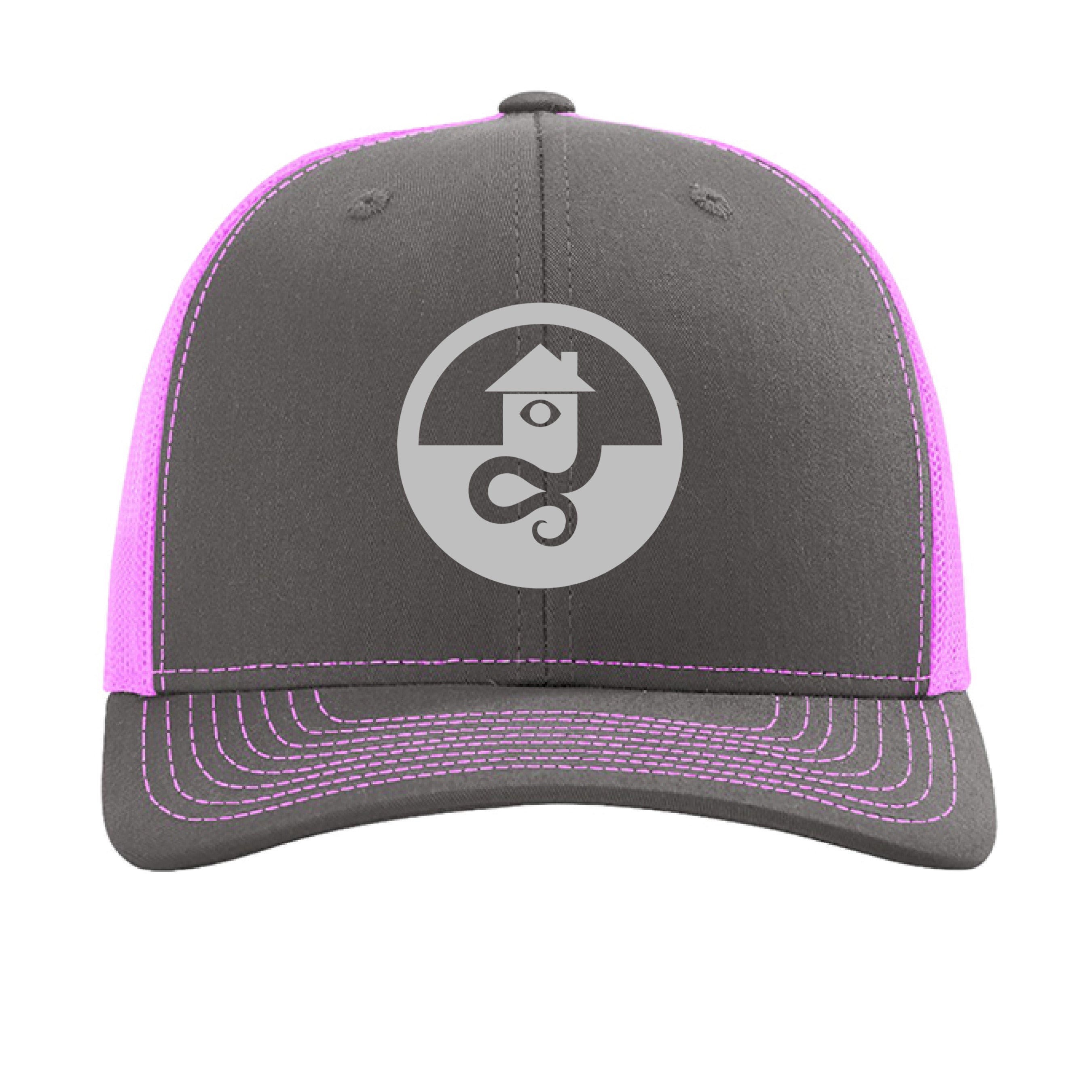 Charcoal/ Neon Pink - FRONT