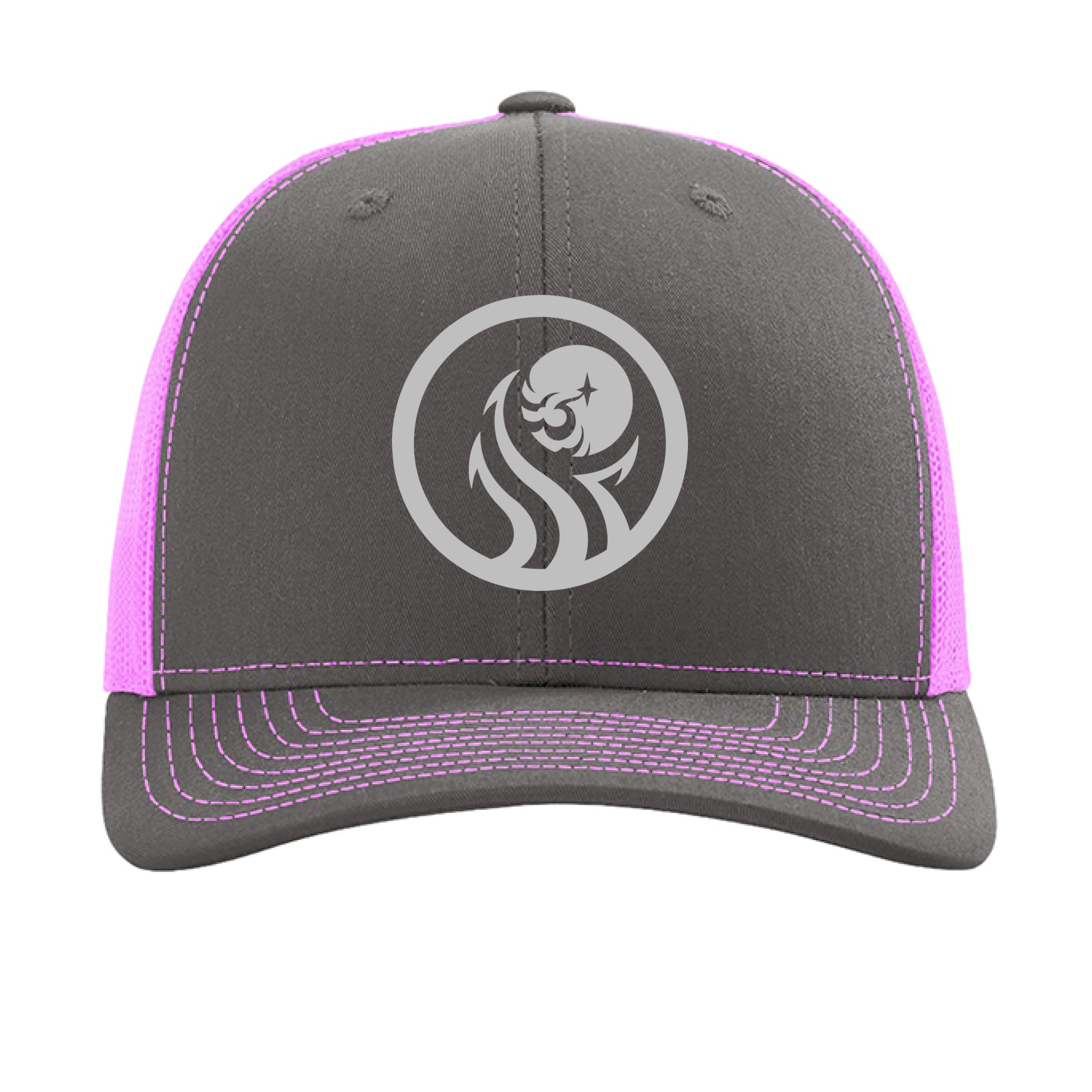 Charcoal/ Neon Pink - FRONT