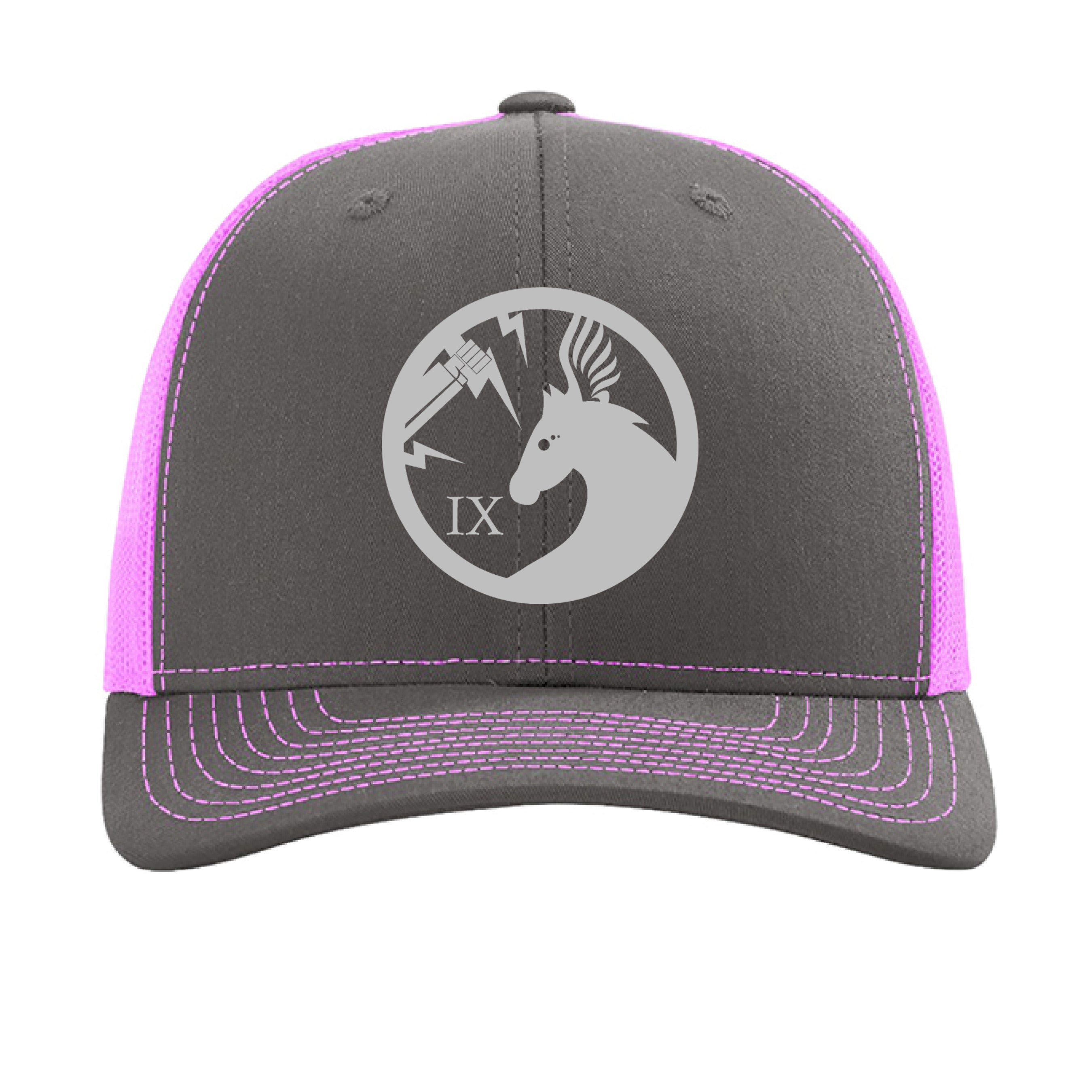 Charcoal/ Neon Pink - FRONT