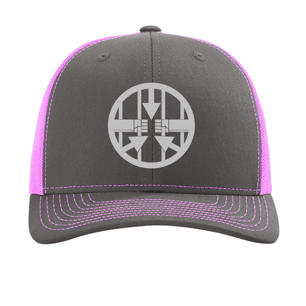 Charcoal/ Neon Pink - FRONT