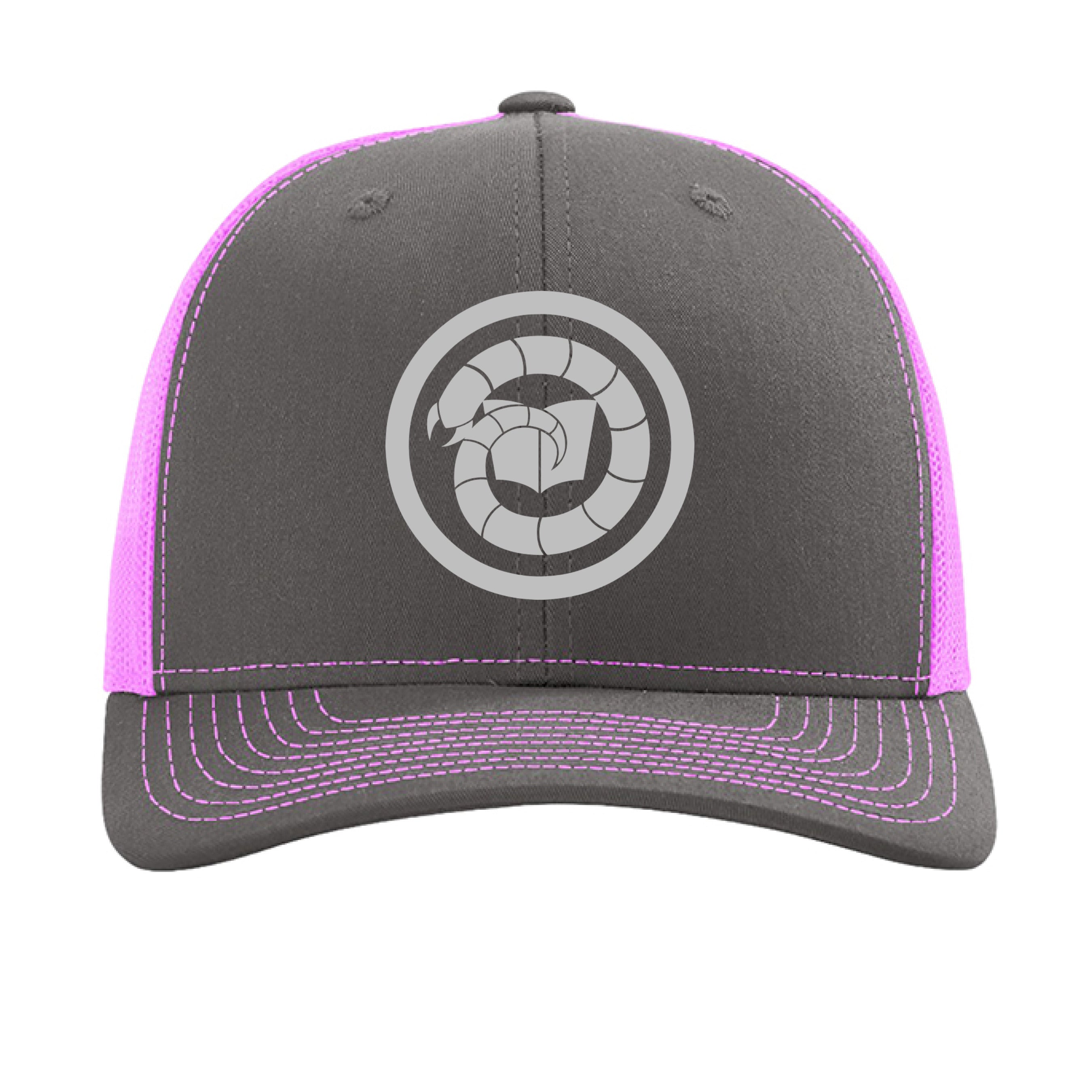 Charcoal/ Neon Pink - FRONT