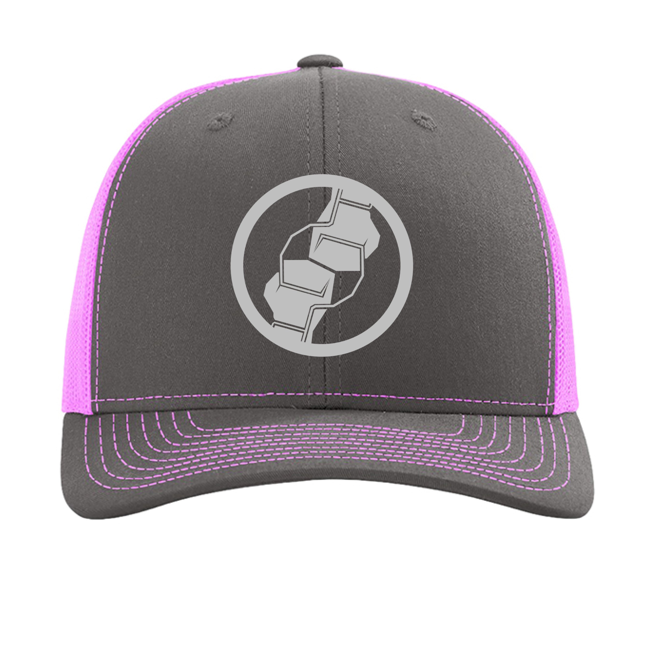 Charcoal/ Neon Pink - FRONT