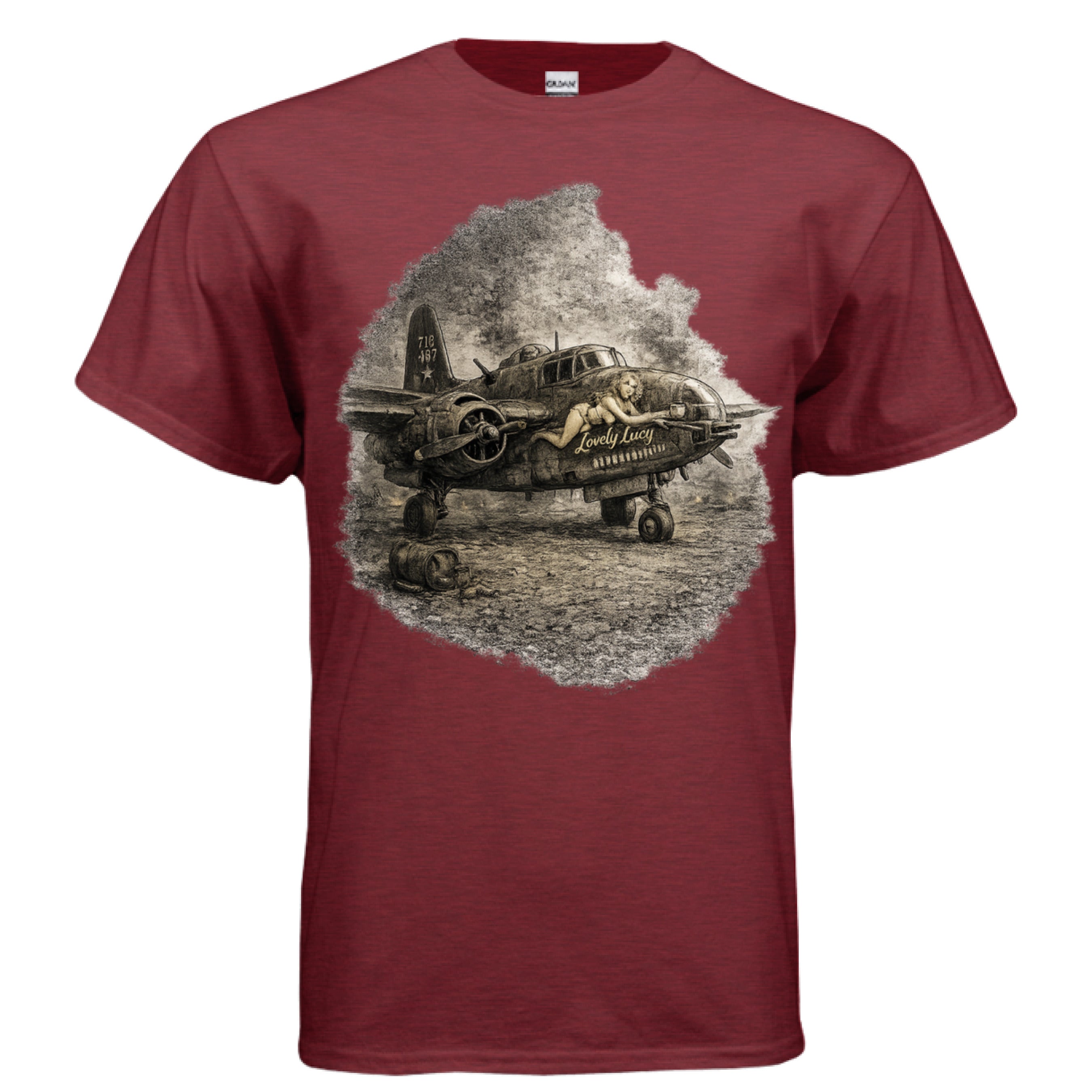 ANTIQUE CHERRY RED - FRONT
