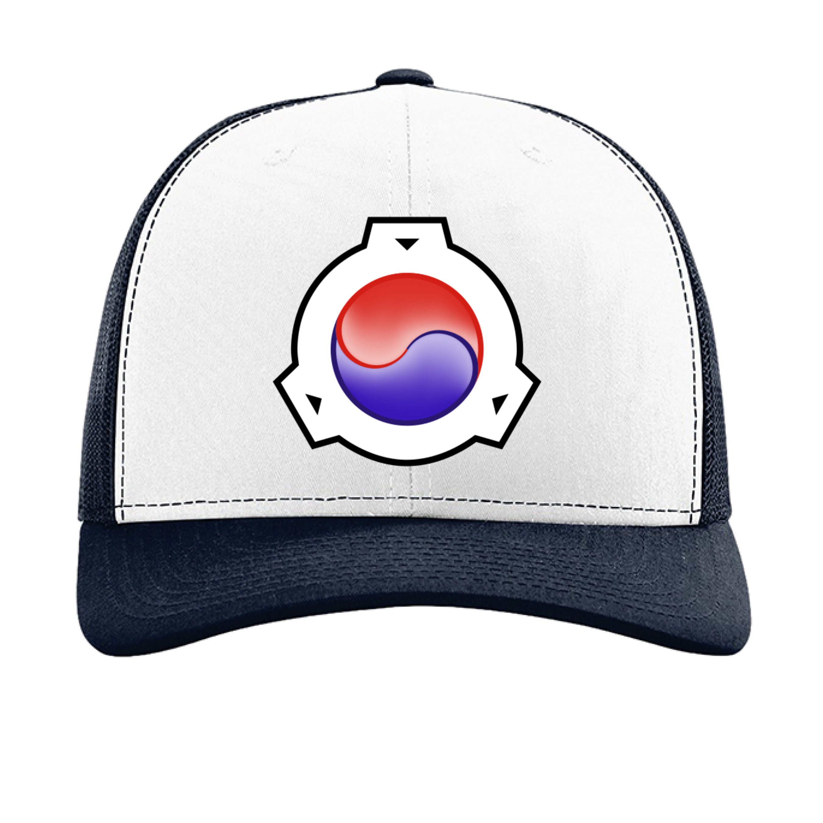 White/ Navy - FRONT
