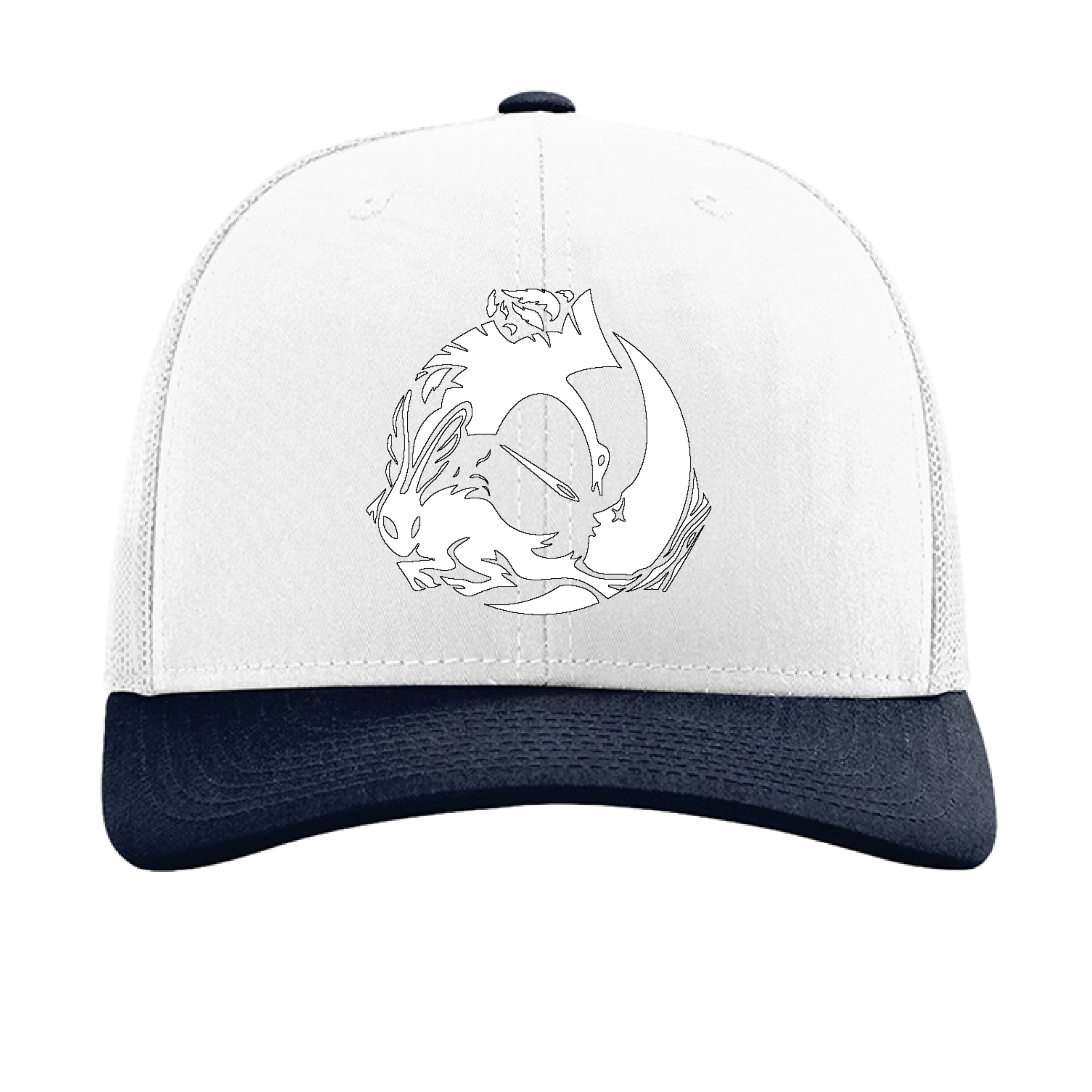 White/ White/ Navy - FRONT